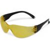 Safety Glasses, Yellow Lens, Wraparound Frame, Black Frame, Anti-Fog/Anti-scratch thumbnail-0