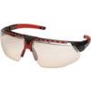 Safety Glasses, I/O Lens, Wraparound, Black/Red Frame, Anti-Fog/Scratch-resistant thumbnail-0