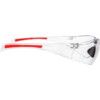 Stealth, Safety Glasses, Clear Lens, Half-Frame, Clear/Red Frame, UV-resistant thumbnail-1