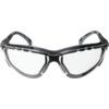 Terminator X-Tra™, Safety Glasses, Clear Lens, Wraparound Frame, Black Frame, Anti-Fog/Anti-static/Scratch-resistant thumbnail-0