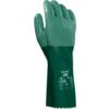 08-354 Scorpio Chemical Resistant Gloves, Green, Neoprene, Interlock Cotton Liner, Size 10 thumbnail-0