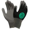 11-421 HyFlex® Mechanical Hazard Gloves, Black/Grey, Nylon Liner, Polyurethane Coating, EN388: 2016, 3, 1, 2, 1, A, Size 6 thumbnail-0