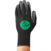 11-421 HyFlex® Mechanical Hazard Gloves, Black/Grey, Nylon Liner, Polyurethane Coating, EN388: 2016, 3, 1, 2, 1, A, Size 8 thumbnail-4