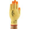 11-515 HyFlex Cut Resistant Gloves, Orange/Yellow, EN388: 2016, 4, X, 4, 2, E, Nitrile Palm, Spandex/Stainless Steel Liner, Size 6 thumbnail-0