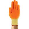 11-515 HyFlex Cut Resistant Gloves, Orange/Yellow, EN388: 2016, 4, X, 4, 2, E, Nitrile Palm, Spandex/Stainless Steel Liner, Size 10 thumbnail-1