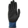 11-528 HyFlex Cut Resistant Gloves, Black/Blue, EN388: 2016, 3, X, 3, 2, B, Nitrile Palm Coated, Ansell Intercept Technology, Size 6 thumbnail-1