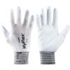 11-600 HyFlex® Mechanical Hazard Gloves, White, Nylon Liner, Polyurethane Coating, EN388: 2016, 3, 1, 2, 1, A, Size 7 thumbnail-0