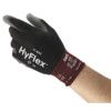 11-601 HyFlex® Mechanical Hazard Gloves, Black/Grey, Nylon Liner, Polyurethane Coating, EN388: 2016, 3, 1, 2, 1, A, Size 10 thumbnail-0