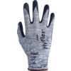 11-801 HyFlex® Mechanical Hazard Gloves, Black/Grey, Nylon Liner, Nitrile Coating, EN388: 2016, 3, 1, 3, 1, A, Size 6 thumbnail-1