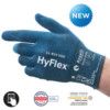 11-819 HyFlex® Mechanical Hazard Gloves, Blue, Nylon/Spandex Liner, Nitrile Coating, EN388: 2016, 3, 1, 2, 1, A, Size 10 thumbnail-0