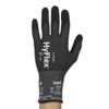 11-840 VP HyFlex® Fortix Mechanical Hazard Gloves, Black/Grey, Nylon Liner, Nitrile Coating, EN388: 2016, 4, 1, 3, 1, A, Size 6 thumbnail-1