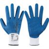 11-919 HyFlex® Fortix Mechanical Hazard Gloves, Blue/White, Nylon Liner, Nitrile Coating, EN388: 2016, 4, 1, 2, 1, A, Size 10 thumbnail-0