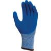 11-920 HyFlex® Fortix Mechanical Hazard Gloves, Blue, Nylon Liner, Nitrile Coating, EN388: 2016, 3, 1, 3, 1, A, Size 9 thumbnail-1