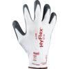 11-735 HyFlex® Intercept Cut Resistant Gloves, Grey/White, EN388: 2016, 4, X, 4, 3, C, PU Palm, Intercept Technology, Size 10 thumbnail-1