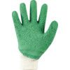 16-500 Gladiator Cut Resistant Gloves, Green/White, Rubber Coating, EN388: 2016, 3, 1, 4, 1, B, Size 8 thumbnail-2