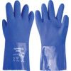 23-200 VersaTouch Chemical Resistant Gloves, Blue, PVC, Cotton Liner, Size 8 thumbnail-0