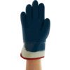 27-607 Hycron Cut Resistant Gloves, Blue/White, Nitrile Palm, EN388: 2016, 4, X, 2, 1, B, Size 10 thumbnail-1