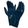 32-800 Hynit® Mechanical Hazard Gloves, Blue, Cotton/Polyester Liner, Full Nitrile Coating, EN388: 2016, 3, 1, 1, 1, A, Size 8 thumbnail-0