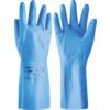 37-501 VersaTouch Chemical Resistant Gloves, Blue, Nitrile, Cotton Flocked Liner, Size 10.5 thumbnail-0