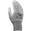 48-130 HyFlex® Mechanical Hazard Gloves, White, Polymer Liner, Polyurethane Coating, EN388: 2016, 4, 1, 3, 1, A, Size 6 thumbnail-0