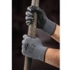 48-128 EDGE® Mechanical Hazard Gloves, Grey, Polyester Liner, Nitrile Coating, EN388: 2016, 4, 1, 2, 1, A, Size 7 thumbnail-1