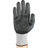 48-706 Edge Cut Resistant Gloves, Black/Grey, Nitrile Palm, EN388: 2016, 4, X, 4, 3, C, Size 7 thumbnail-2