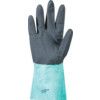 58-128 Alphatec Chemical Resistant Gauntlet, Black/Green, Nitrile, Nylon Liner, Size 8 thumbnail-2