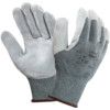 70-765 Vantage Cut Resistant Gloves, Grey/White, EN388: 2016, 4, X, 4, 3, D, Leather Palm, Acrylic/Nylon, Size 9 thumbnail-2