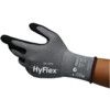 11-571 HyFlex® Cut Resistant Gloves, Nitrile Palm Coated, Black/Grey, Cut D, Size 6 thumbnail-0