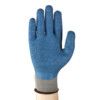 80-100 Powerflex Cut Resistant Gloves, Blue/Grey, Latex/Rubber Palm, Cotton/Polyester Liner, EN388: 2016, 2, 2, 4, 2, B, Size 9 thumbnail-1