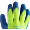 80-400 Powerflex Cut Resistant Gloves, Blue/Yellow, Latex/Rubber Palm, Acrylic Liner, EN388: 2016, 2, 2, 3, 1, C, Size 10 thumbnail-4