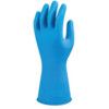 Alphatec, Chemical Resistant Gloves, Blue, Latex, Cotton Flocked Liner, Size 8.5 thumbnail-0