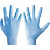 TouchNTuff 92-670 Disposable Gloves, Blue, Nitrile, 4.3mil Thickness, Powder Free, Size 7.5-8, Pack of 100 thumbnail-0