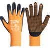 42-848 MaxiFlex® Endurance, Mechanical Hazard Gloves, Black/Orange, Nylon/Spandex Liner, Nitrile Coating, EN388: 2016, 4, 1, 3, 1, A, Size 9 thumbnail-0