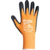 42-848 MaxiFlex® Endurance, Mechanical Hazard Gloves, Black/Orange, Nylon/Spandex Liner, Nitrile Coating, EN388: 2016, 4, 1, 3, 1, A, Size 7 thumbnail-1