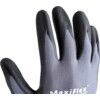 42-874 MaxiFlex® Ultimate Mechanical Hazard Gloves, Black/Grey, Nylon Liner, Nitrile Coating, EN388: 2016, 4, 1, 3, 1, A, Size 8 thumbnail-4