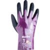 56-425 MaxiDry® Liquitech Mechanical Hazard Gloves, Black/Purple, Nylon Liner, NBR (Nitrile Butadiene Rubber) Coating, EN388: 2016, 4, 1, 2, 1, A, Size 8 thumbnail-1