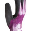 56-425 MaxiDry® Liquitech Mechanical Hazard Gloves, Black/Purple, Nylon Liner, NBR (Nitrile Butadiene Rubber) Coating, EN388: 2016, 4, 1, 2, 1, A, Size 8 thumbnail-3