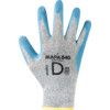 Krytech™, Cut Resistant Gloves, Blue/Grey, EN388: 2016, 3, X, 4, 3, D, Latex Palm & Fingers, Knitted, Size 9 thumbnail-1