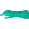 Ultranitril 492, Chemical Resistant Gloves, Green, Nitrile, Cotton Flocked Liner, Size 7.5 thumbnail-0