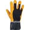 Tegera®, Cut Resistant Gloves, Black/Yellow, Kevlar® Liner, Cowhide Coating, EN388: 2016, 4, X, 4, 4, B, Size 9 thumbnail-1