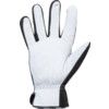 295 Tegera, Cold Resistant Gloves, Black/Blue/White, Synthetic Fiber Liner, Leather Coating, Size 8 thumbnail-2