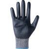 Tegera®, Cut Resistant Gloves, Black, EN388: 2016, 4, X, 4, 3, C, PU Palm, Nylon/Polyester, Size 9 thumbnail-2