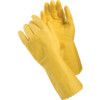 8150 Tegera, Chemical Resistant Gloves, Yellow, Latex, Cotton Flocked Liner, Size 9 thumbnail-0