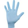 Tegera 84301 Disposable Gloves, Blue, Nitrile, 2.4mil Thickness, Powder Free, Size 8, Pack of 200 thumbnail-2