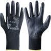 866 Tegera® Mechanical Hazard Gloves, Black, Polyester Liner, Polyurethane Coating, EN388: 2016, 3, 1, 2, 1, X, Size 11 thumbnail-0