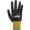 8801 Tegera® Infinity Mechanical Hazard Gloves, Black/Yellow, Nylon Liner, Nitrile/Polyurethane Coating, EN388: 2016, 4, 1, 2, 1, X, Size 7 thumbnail-1