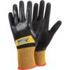 8803 Tegera® Infinity Mechanical Hazard Gloves, Black/Yellow, Nylon Liner, Nitrile/Polyurethane Coating, EN388: 2016, 4, 1, 2, 1, X, Size 10 thumbnail-0