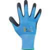 887 Tegera® Classic Mechanical Hazard Gloves, Black/Blue, Nylon Liner, Nitrile Foam Coating, EN388: 2016, 4, 1, 3, 2, X, Size 7 thumbnail-1