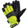 9128 Tegera Pro, Cold Resistant Gloves, Black/Yellow, Polyester Liner, Leather Coating, Size 10 thumbnail-0